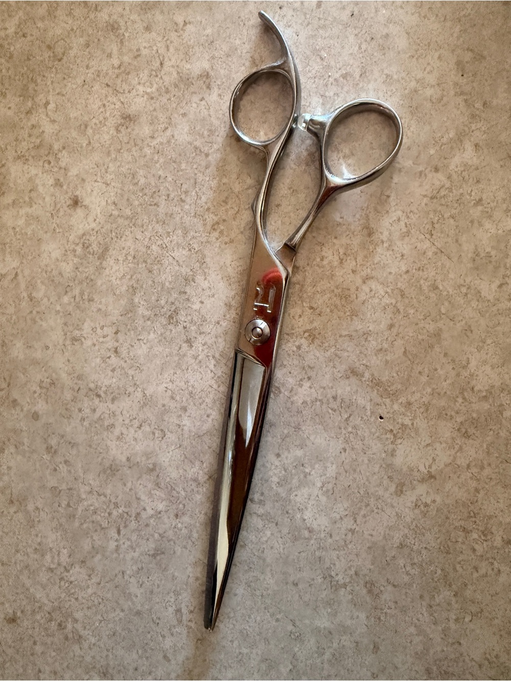 Professional Stainless Steel Hair Cutting Scissors - Silver